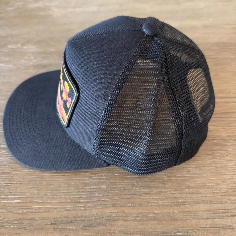 Bart Bridge Pasadena Pocket Hat-Secret Patch Pocket-Black Canvas & Mesh-One Size